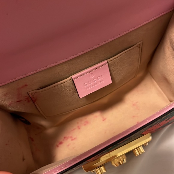 2019 Gucci strawberry collection Padlock small GG shoulder bag - Picture 3 of 3